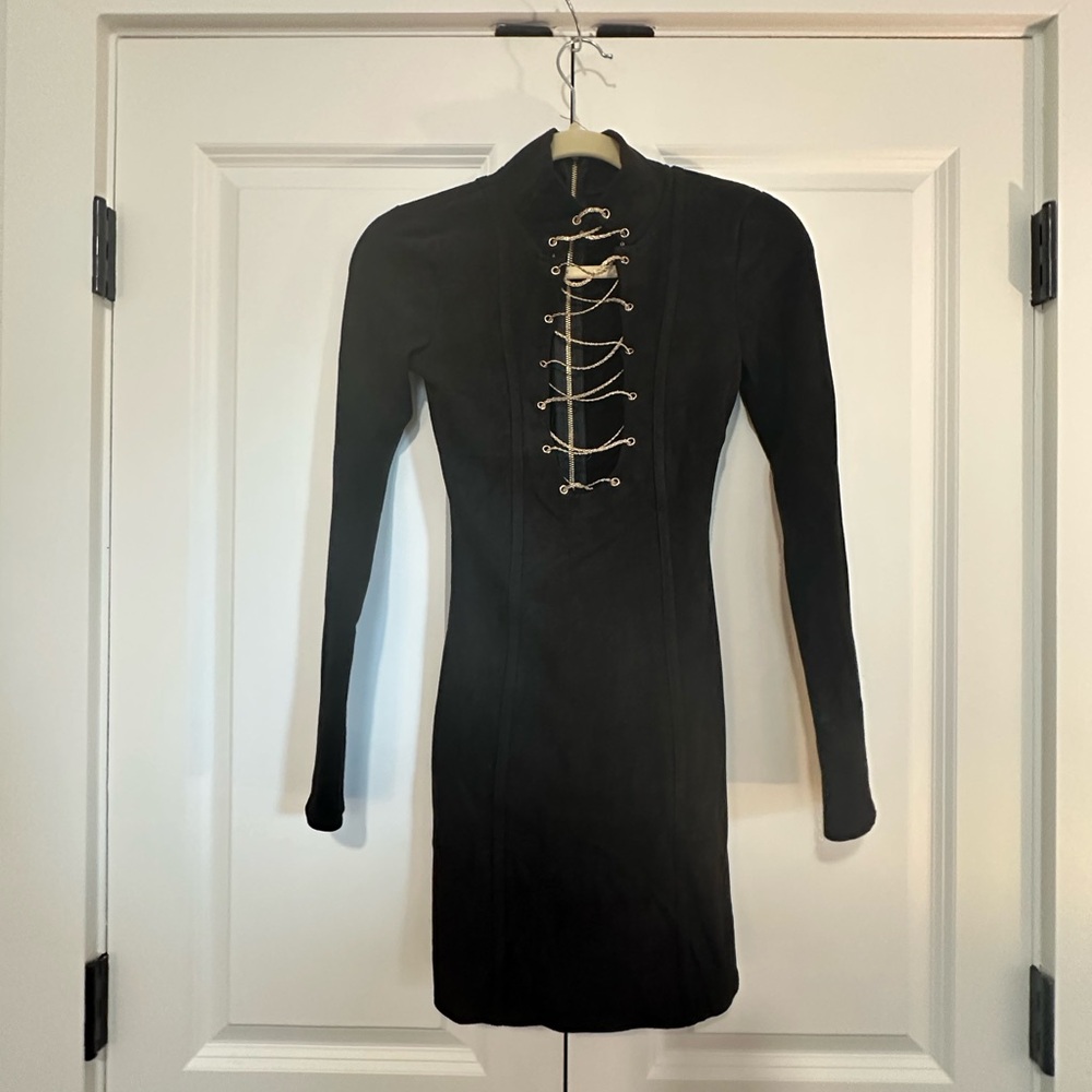 Oh Polly Long sleeve black dress